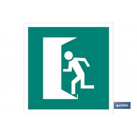 ▷ Cartel Salida emergencia "Izquierda" Imagen Luminiscente | Ferreidea