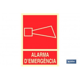 ▷ Cartel Alarma D'Emergencia | Ferreidea