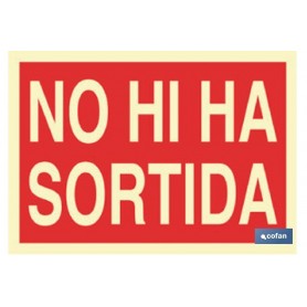 ▷ Cartel No hi ha Sortida | Ferreidea