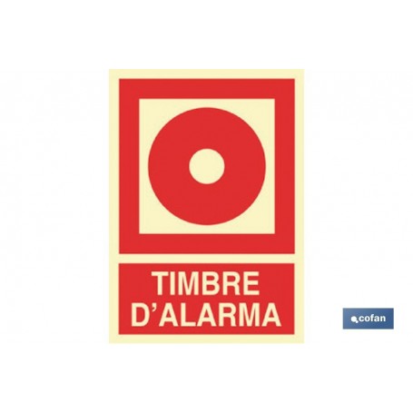 ▷ Cartel Timbre D'Alarma | Ferreidea