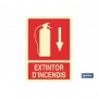 ▷ Cartel Extintor D'incendis Abajo | Ferreidea