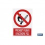 ▷ Cartel Prohibit fumar i encendre foc | Ferreidea