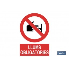 ▷ Cartel Prohibit Llums | Ferreidea