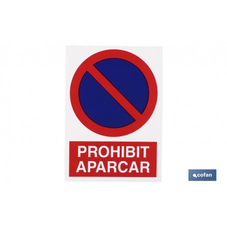 ▷ Cartel Prohibit aparcar | Ferreidea