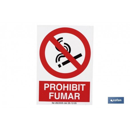 ▷ Cartel Prohibit fumar | Ferreidea