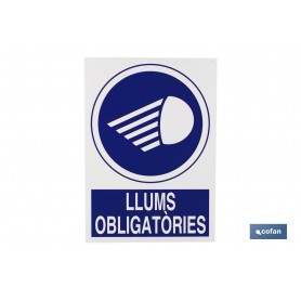 ▷ Cartel Obligatori Llums | Ferreidea