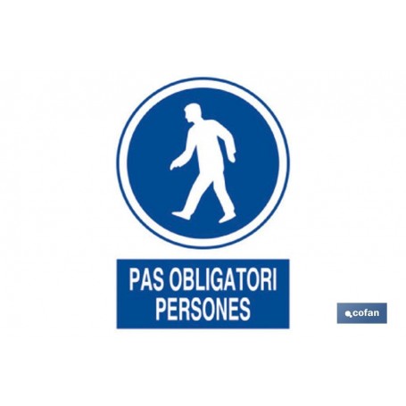 ▷ Cartel Obligatori Persones | Ferreidea