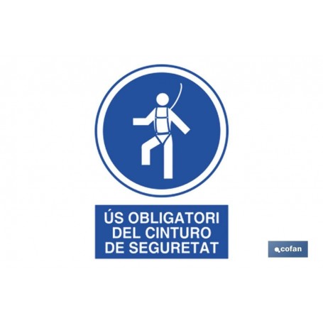 ▷ Cartel Obligatori Cinturo Seguretat | Ferreidea