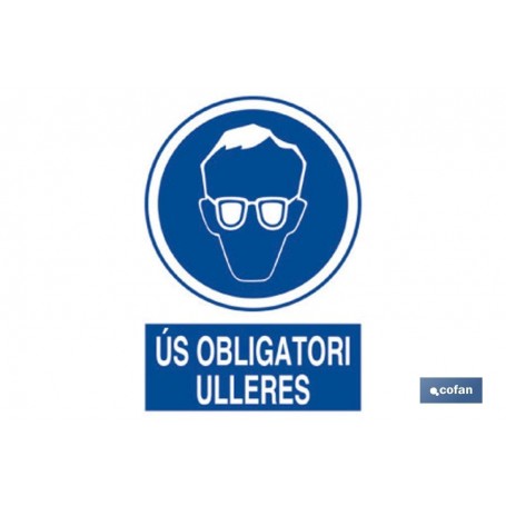▷ Cartel Obligatori Ulleres | Ferreidea