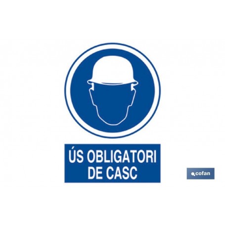▷ Cartel Obligatori Casc | Ferreidea