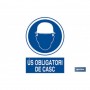 ▷ Cartel Obligatori Casc | Ferreidea