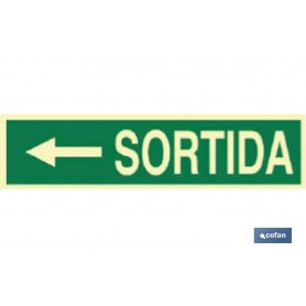 ▷ Cartel Sortida Izquierda | Ferreidea