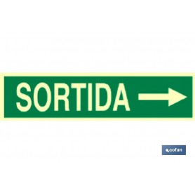 ▷ Cartel Sortida Derecha | Ferreidea