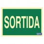 ▷ Cartel Sortida Luminiscente Verde | Ferreidea