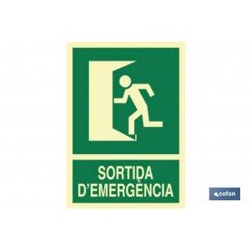 ▷ Señal Sortida D'emergència Catalan | Ferreidea