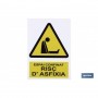▷ Cartel Espai confinat risc d'axfixia | Ferreidea
