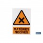 ▷ Cartel Perill Matèries Nocives | Ferreidea