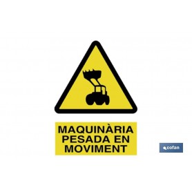 ▷ Cartel Perill Maquinària Pesada | Ferreidea