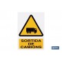 ▷ Cartel Perill Sortida Camions | Ferreidea