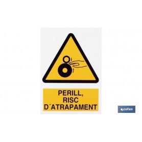 ▷ Cartel Perill Risc Atrapament | Ferreidea