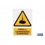 ▷ Cartel Perill carregues suspeses | Ferreidea