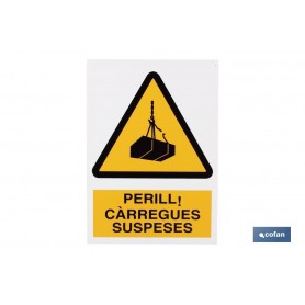 ▷ Cartel Perill carregues suspeses | Ferreidea
