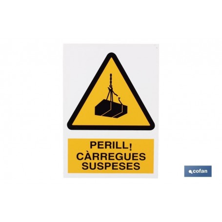 ▷ Cartel Perill carregues suspeses | Ferreidea