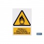 ▷ Cartel Perill Material Combustible | Ferreidea