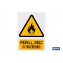 ▷ Cartel Perill, Risc D'incendi | Ferreidea