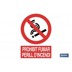 ▷ Cartel Prohibit fumar perill | Ferreidea