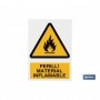 ▷ Cartel Perill material inflamable | Ferreidea