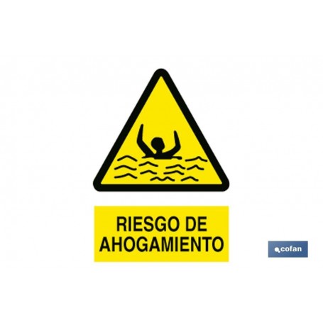 ▷ Cartel Riesgo de ahogamiento | Ferreidea