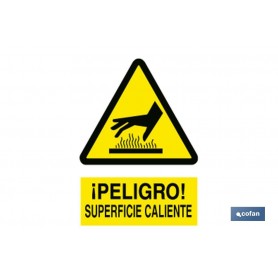 ▷ Cartel Cuidado Superficie Caliente | Ferreidea