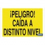 ▷ Cartel ¡Peligro! caída a distinto nivel | Ferreidea
