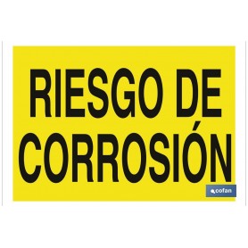 ▷ Cartel Riesgo de corrosión | Ferreidea