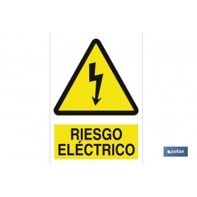 ▷ Cartel Riesgo eléctrico | Ferreidea