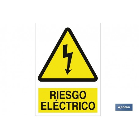 ▷ Cartel Riesgo eléctrico | Ferreidea