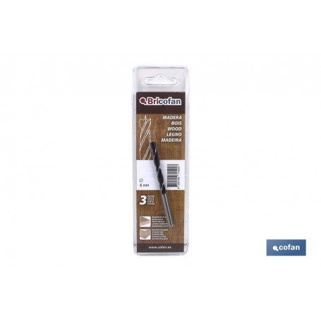 ▷ Brocas Bricofan MADERA 3P "Blíster" | Ferreidea