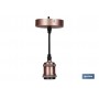 ▷ Cable para Bombilla Deco Oro Rosa | Ferreidea