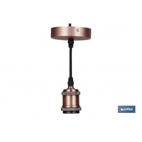 ▷ Cable para Bombilla Deco Oro Rosa | Ferreidea