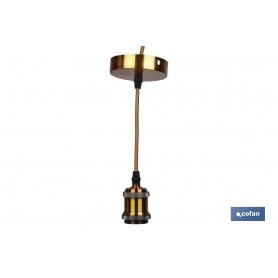 ▷ Cable para Bombilla Deco Oro | Ferreidea