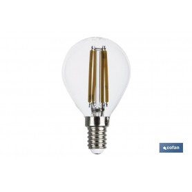 ▷ Bombilla Led Esférica Filamento E14 | Ferreidea
