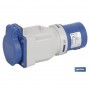 ▷ Adaptador Industrial IP44 Clavija-Base Schuko | Ferreidea