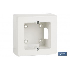 ▷ Zócalo de Superficie Blanco para Mecanismos variados | Ferreidea