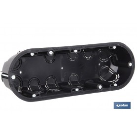 ▷ Caja Triple de Empotrar Mecanismos Tubo ø20/25 mm | Ferreidea