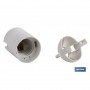 ▷ Portalámparas para Obra E-27 Resina Termoestable Blanco | Ferreidea