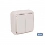 ▷ Doble interruptor "Superficie" | Ferreidea