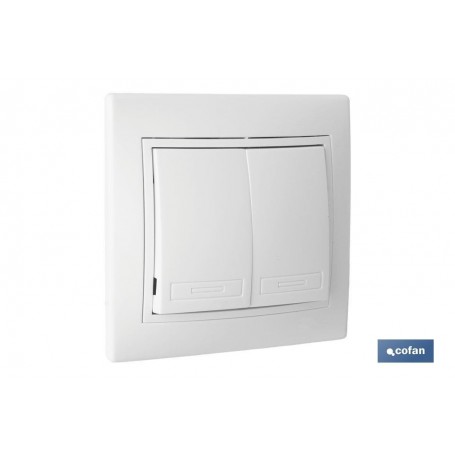 ▷ Doble Interruptor-Conmutador "Empotrar" | Ferreidea
