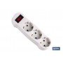 ▷ ADAPTADOR 3 VIAS FRONTAL SCHUKO (3.500w) | Ferreidea