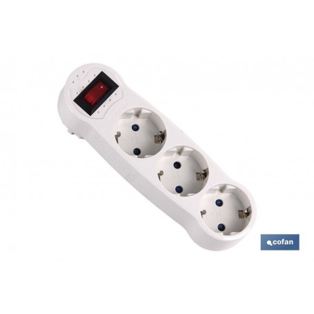 ▷ ADAPTADOR 3 VIAS FRONTAL SCHUKO (3.500w) | Ferreidea